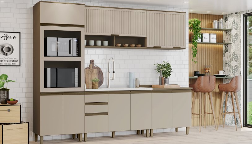 Cozinha Connect Duna/Cristal 24.1.2.1