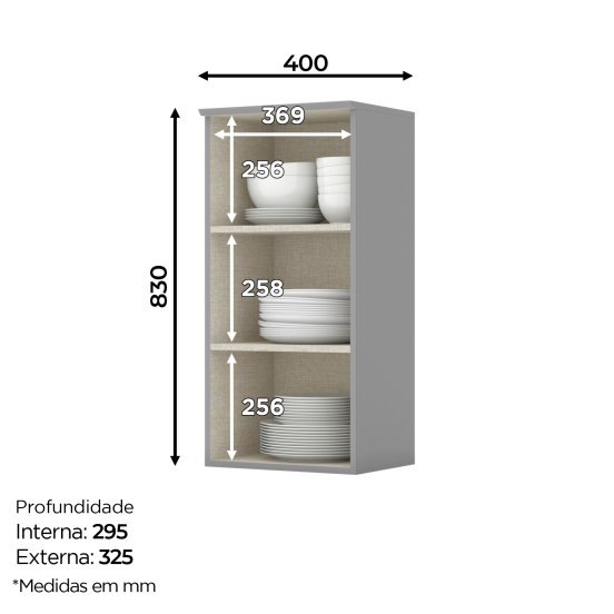 Aéreo 01 Puerta 400 mm Americana