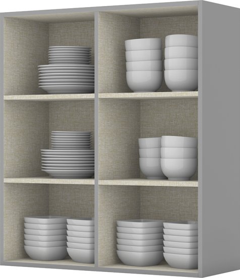 Belize Top Cabinet 02  Doors 800mm