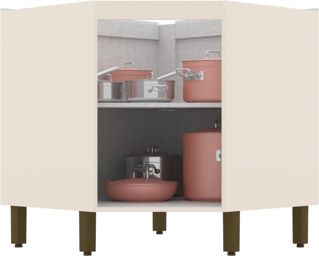 Armario Canto Oblicuo 01 Puerta Connect