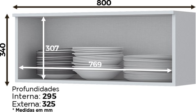 Aéreo 01 Puerta Abatible 800 mm Americana