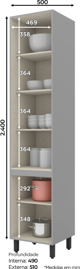 Paneleiro 02 Portas Belize