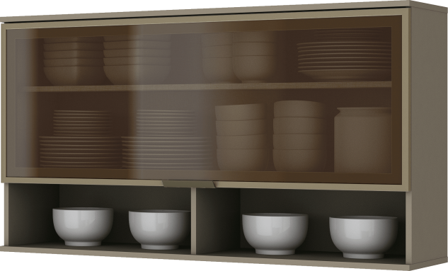 Aéreo 01 Puerta Abatible de Vidrio 1200 mm Connect