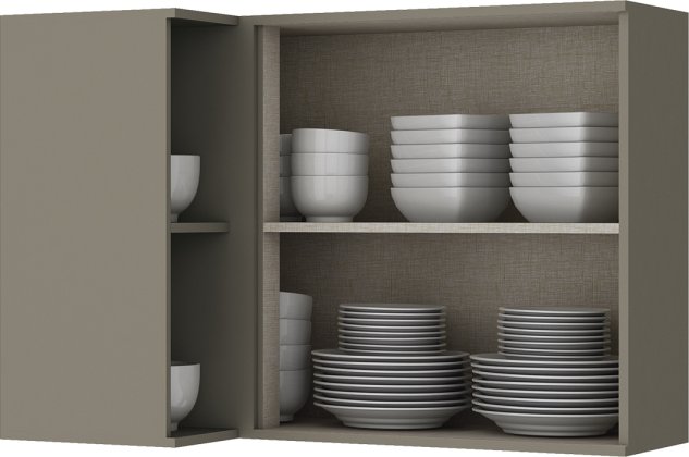 Connect Top Cabinet Straight Corner 01 Door