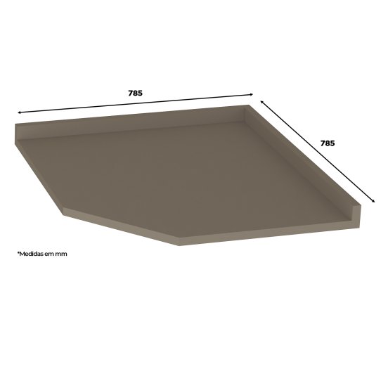 Encimera para Armario Canto Oblicuo