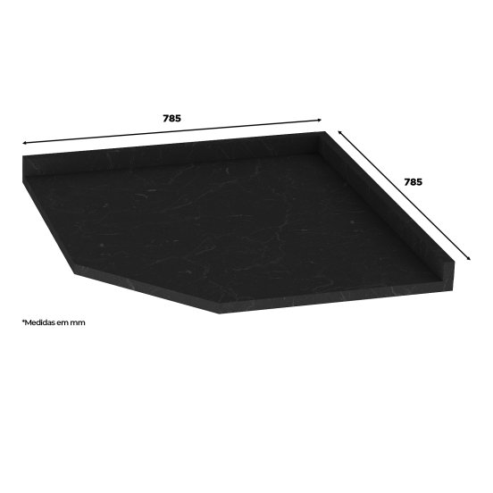 Encimera para Armario Canto Oblicuo