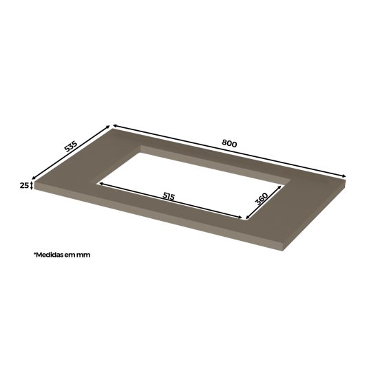 Tablero para Cooktop 800 mm 