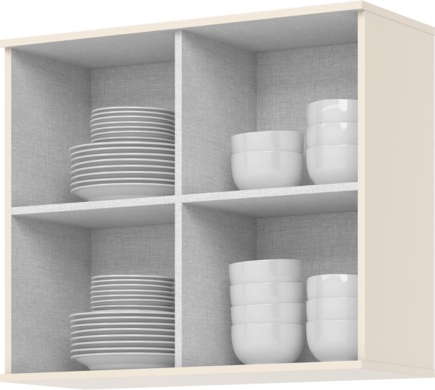 Aéreo 02 Portas Ripadas 800 mm Connect