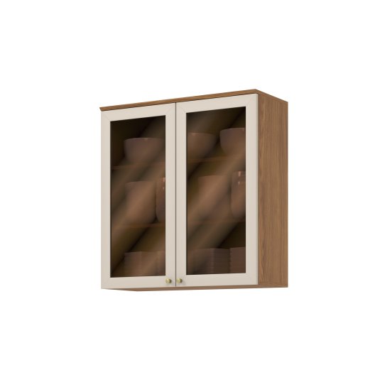 Aéreo 02 Portas de Vidro 800 mm Requinte