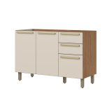 Balcão Pia 03 Portas 02 Gavetas 1.200 mm Requinte