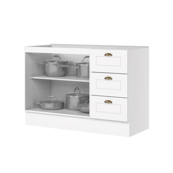 Americana Sink Cabinet 03 Drawers 02 Doors 1200 mm