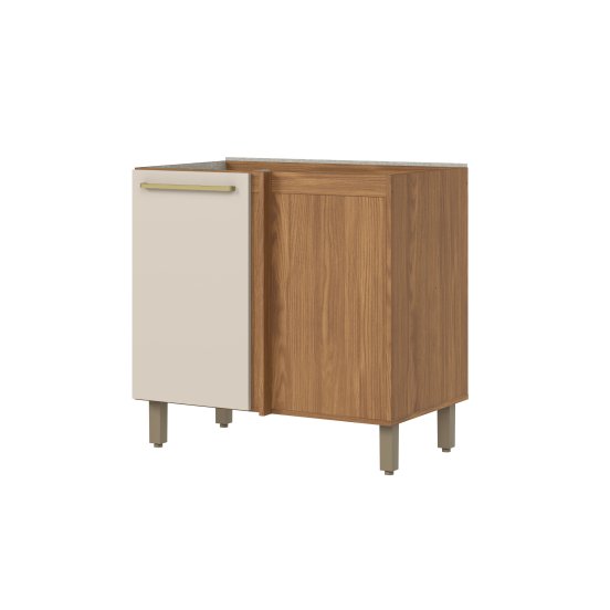 Balcão Canto Reto 01 Porta Requinte