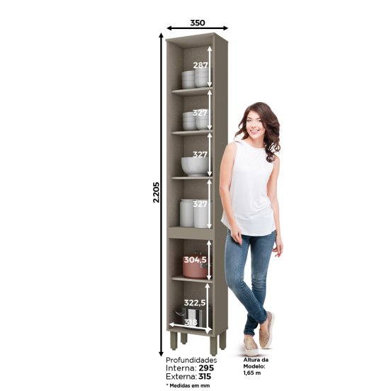 Olleros 02 Puertas 350 mm Connect