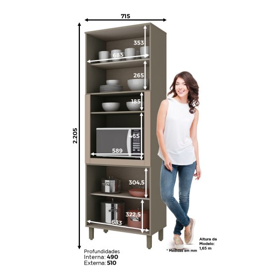 Torre Quente 01 Forno 715 mm Connect