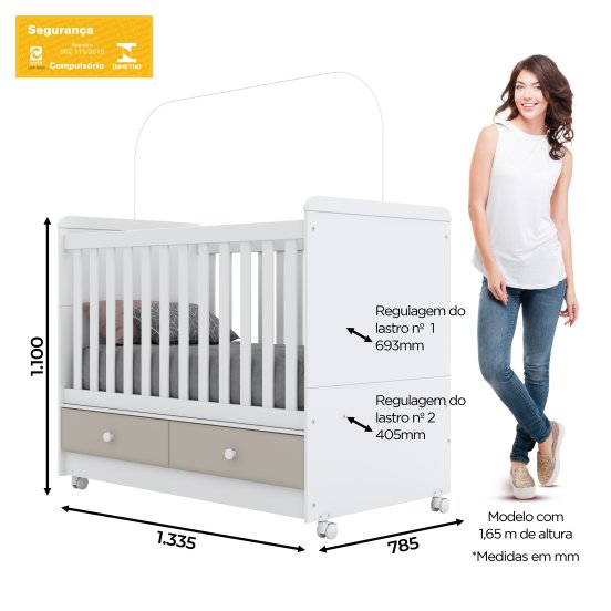Berço Aquarela Minicama