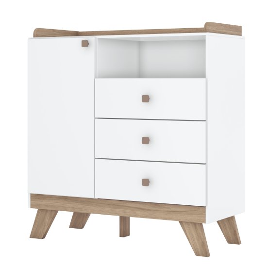 Cômoda Confete 03 Gavetas 01 Porta