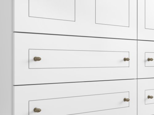 Fronts in MDF with low relief machining