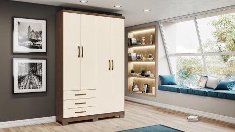 Caju 04 Castanho/OffWhite