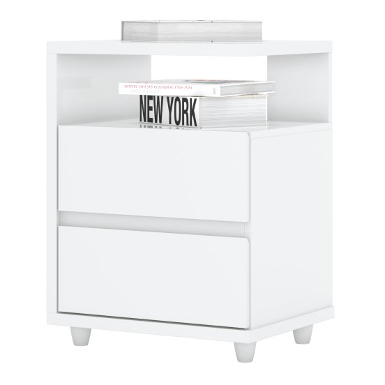 Mesa de cabeceira Campeche 02 Gavetas