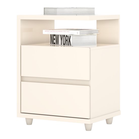 Mesa de cabeceira Campeche 02 Gavetas