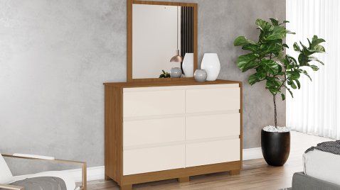 Ravenna Nature/Off White Espelho