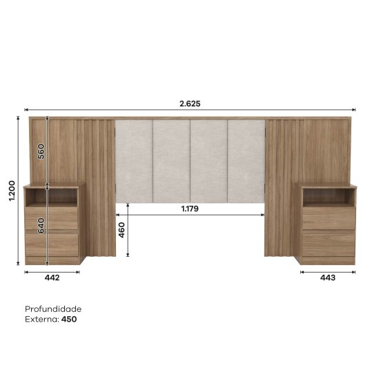 Cabeceira Casal Grécia