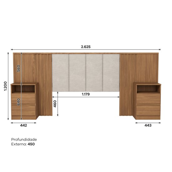 Cabeceira Casal Grécia