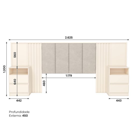 Cabeceira Casal Grécia