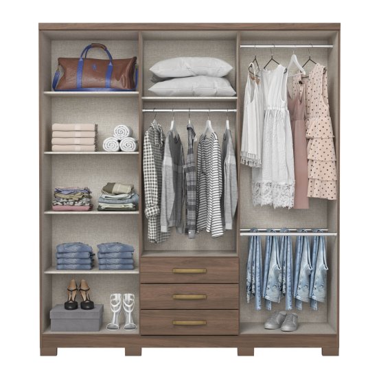 Guarda-roupa Caju 06 Portas