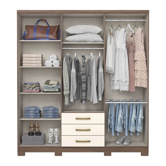 Guarda-roupa Caju 06 Portas