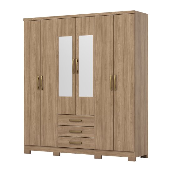 Guarda-roupa Caju 06 Portas
