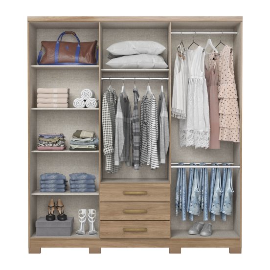 Guarda-roupa Caju 06 Portas