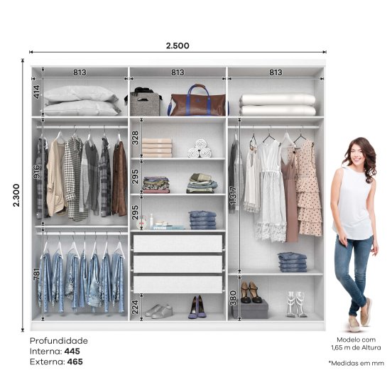 Armario Jade 06 Puertas