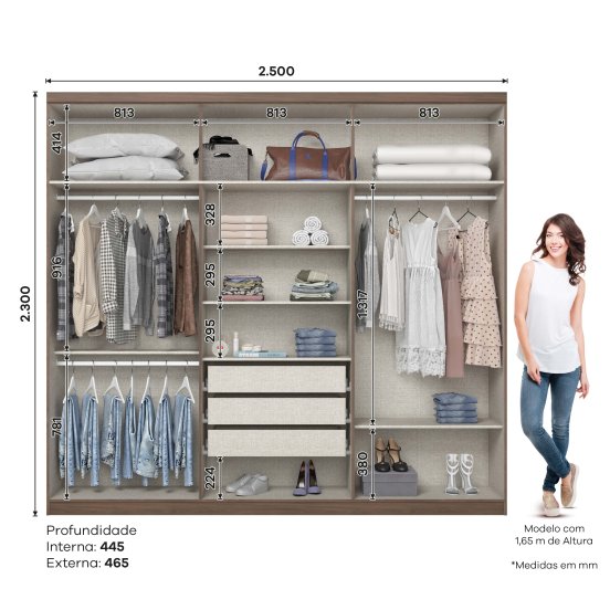 Armario Jade 06 Puertas