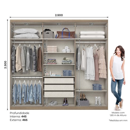 Armario Jade 06 Puertas