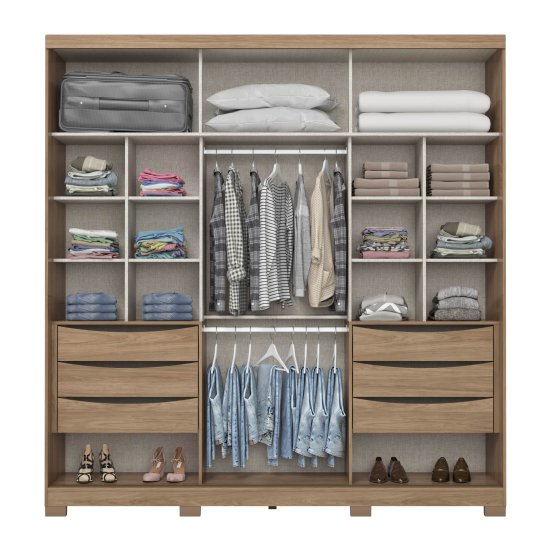 Guarda-roupa Orleans 02 Portas Deslizantes