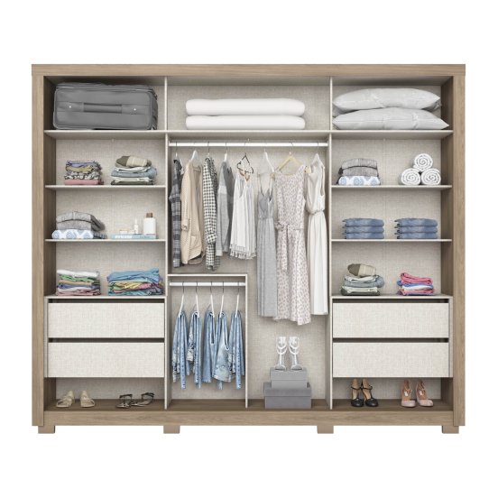 Guarda-roupa Palace 02 Portas Deslizantes