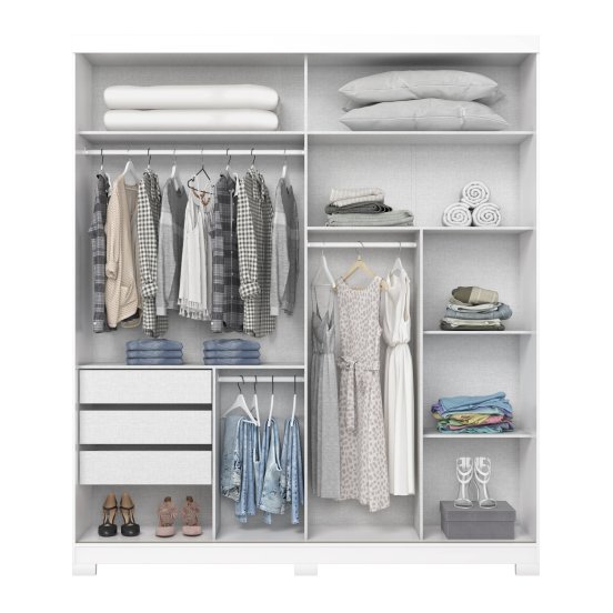 Guarda-roupa Verg 02 Portas Deslizantes