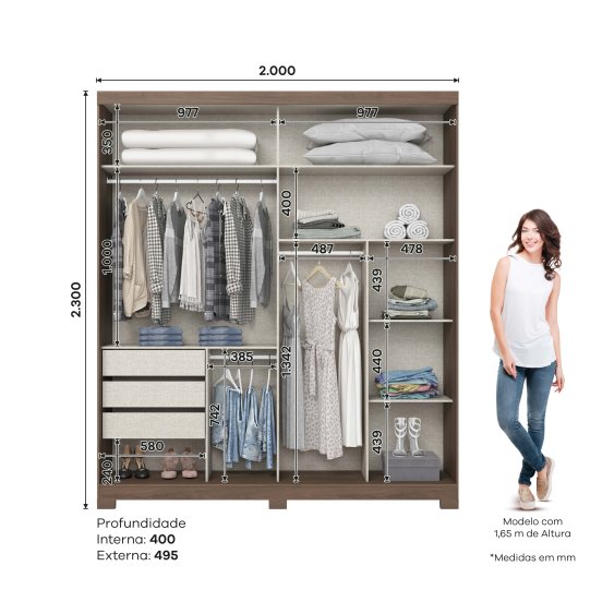 Armario Verg 02 Puertas Correderas