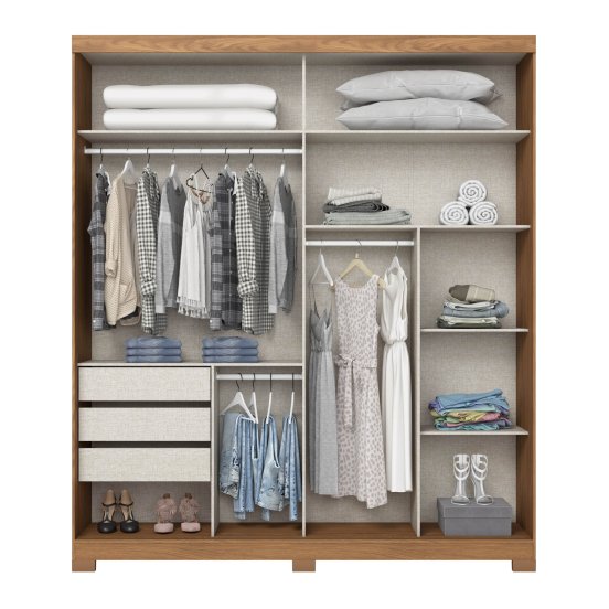 Guarda-roupa Verg 02 Portas Deslizantes