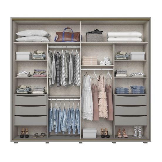 Guarda-roupa Vicenza 02 Portas Deslizantes