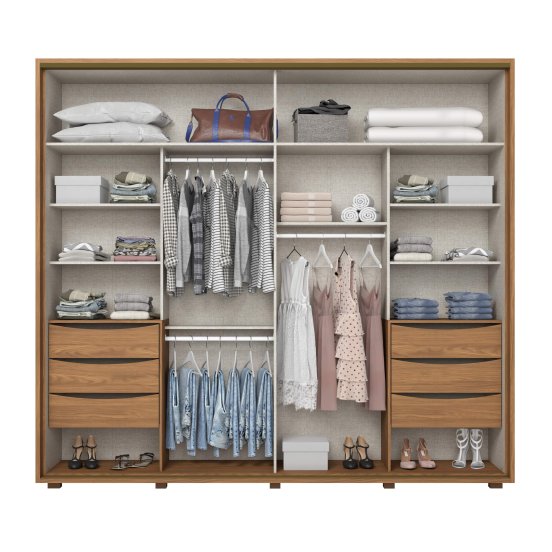 Guarda-roupa Vicenza 02 Portas Deslizantes