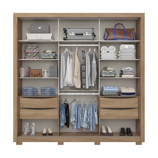 Guarda-roupa Aston 02 Portas Deslizantes