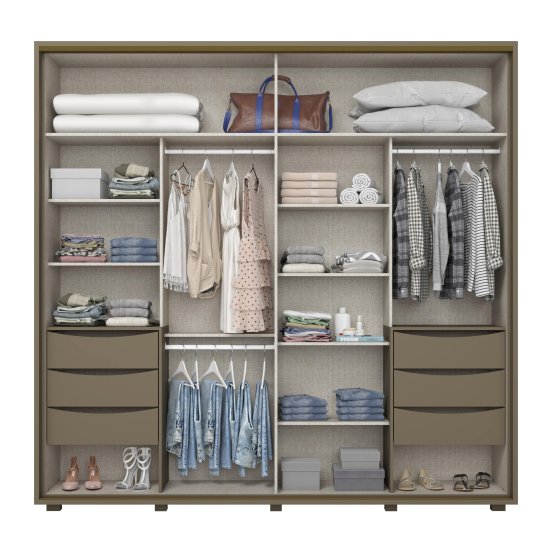 Armario Havaí 02 Puertas Correderas