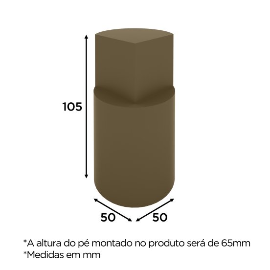 Kit Pés Madeira 08 Unidades