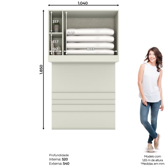 Ponte Solteiro 02 Portas Seletto