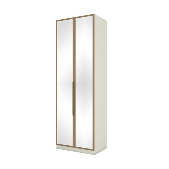 Guarda-roupa 02 Portas com Espelho Seletto