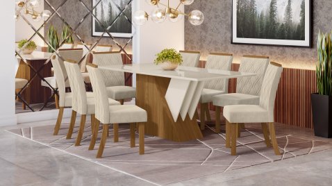 Mesa Epic 2.000 + 08 Cadeiras Vita